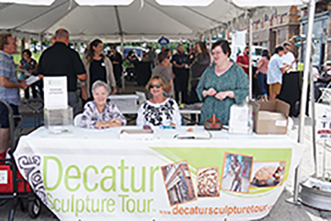 Outdoor Reception for Artists and Sponsors