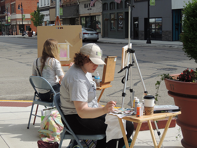 Plein Air Artists at Work
